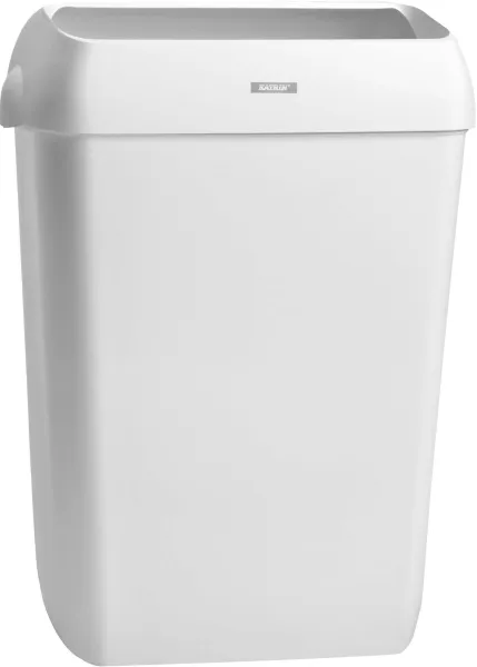 Katrin Abfalleimer, 25 L, Papierkorb mit Deckel, weiß