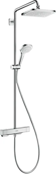 Hansgrohe Croma E Showerpipe 280 Duschsystem, 1 Strahlart, Chrom