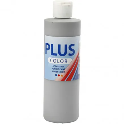 Plus Color Bastelfarbe, rain grey, 250 ml/1 fl.