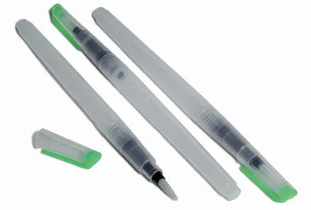 Artino Pinselset mit Wasserbehälter 8 ml, Sortiment an Größen - 3 Stk.